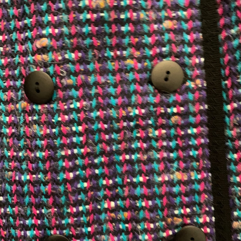 Multiple Colors Fully Lined Tweed Jacket-Excellen… - image 3